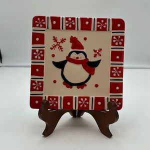 East West Distributing Co Penguin Wall Hanging/ Trivet plate